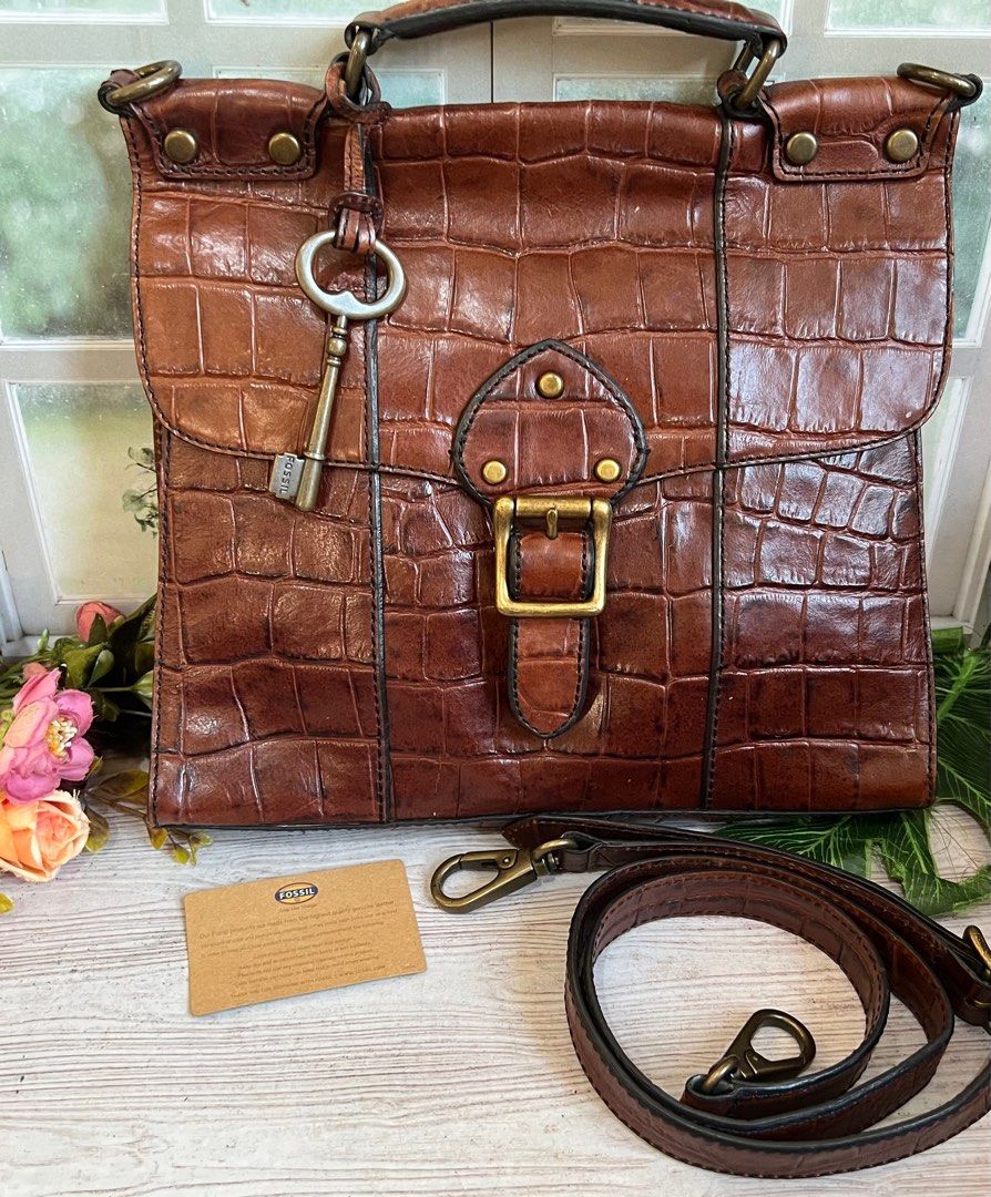 Fossil croco bag store