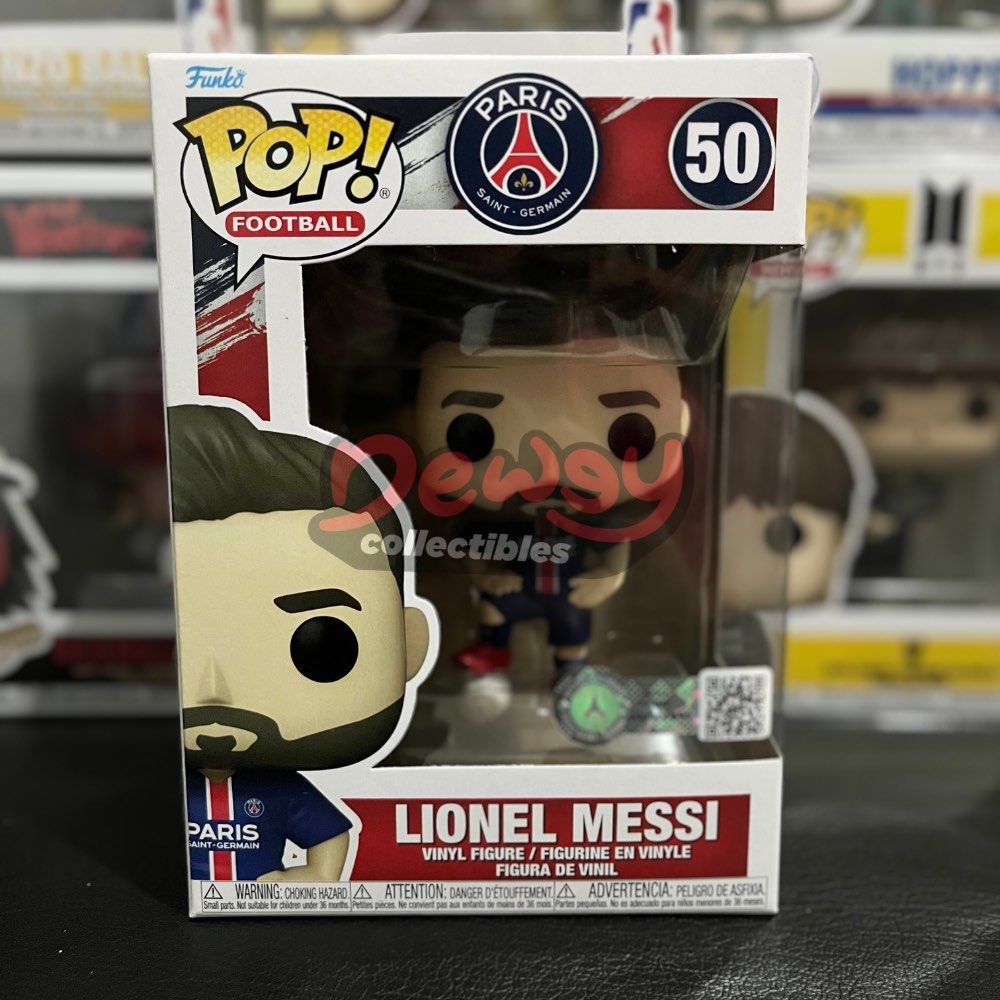 Funko Pop Football Paris Saint-Germain Lionel Messi 50, Hobbies & Toys,  Toys & Games on Carousell