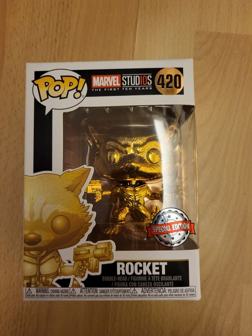 Funko pop rocket gold discount