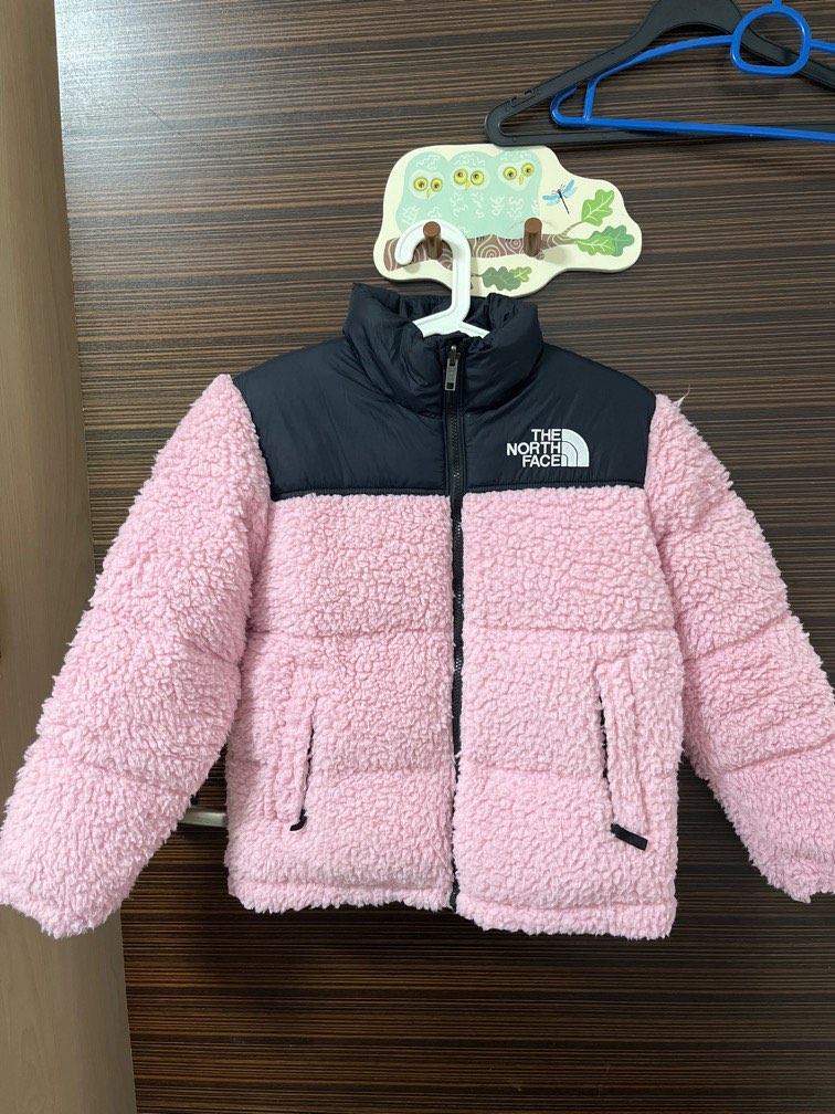 Girls north discount face puffer jacket