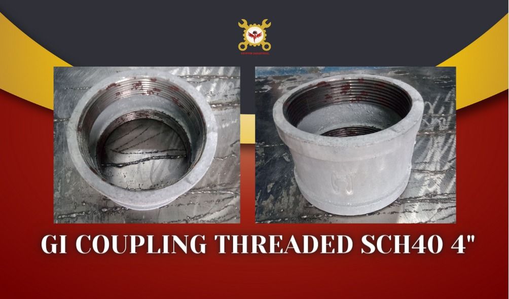 GI Coupling Threaded Sch40 4