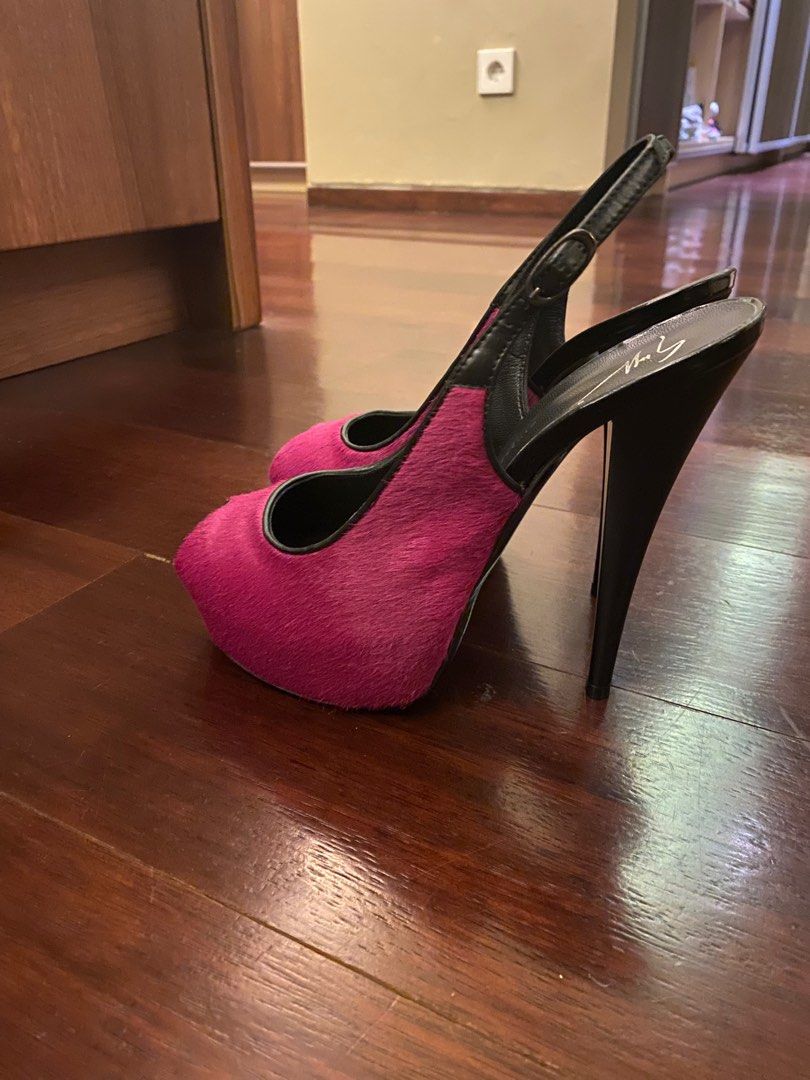 Purple giuseppe heels top