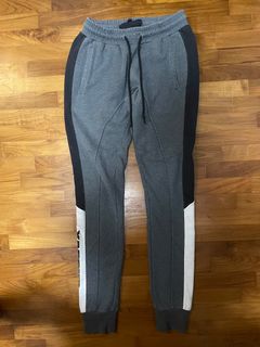 Mens grey joggers sale online