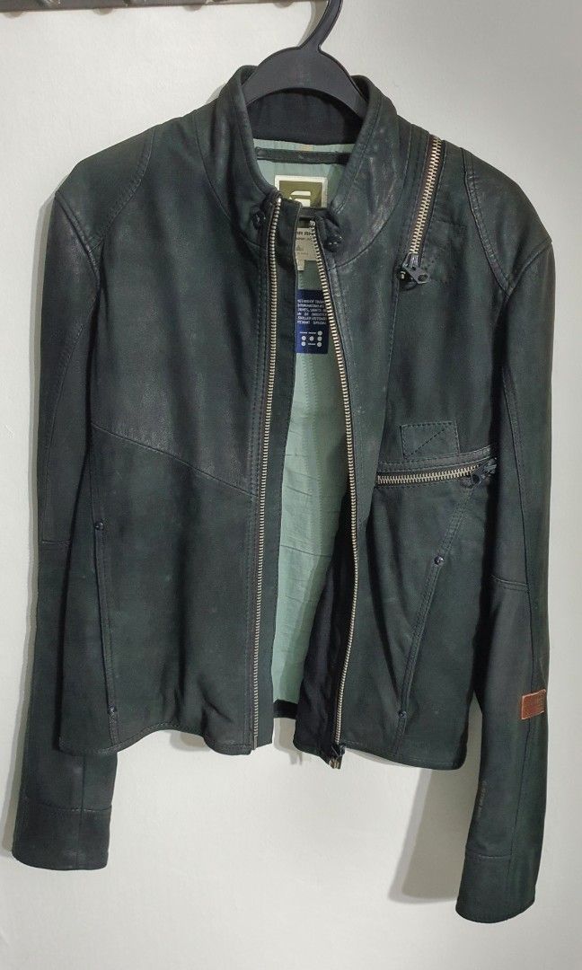 G star leather sale