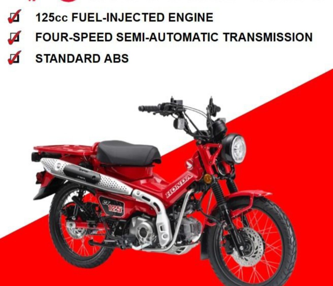 Honda CT125, Motorcycles, Motorcycles for Sale, Class 2B on Carousell