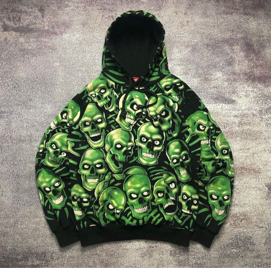 Supreme skull pile hoodie top fake