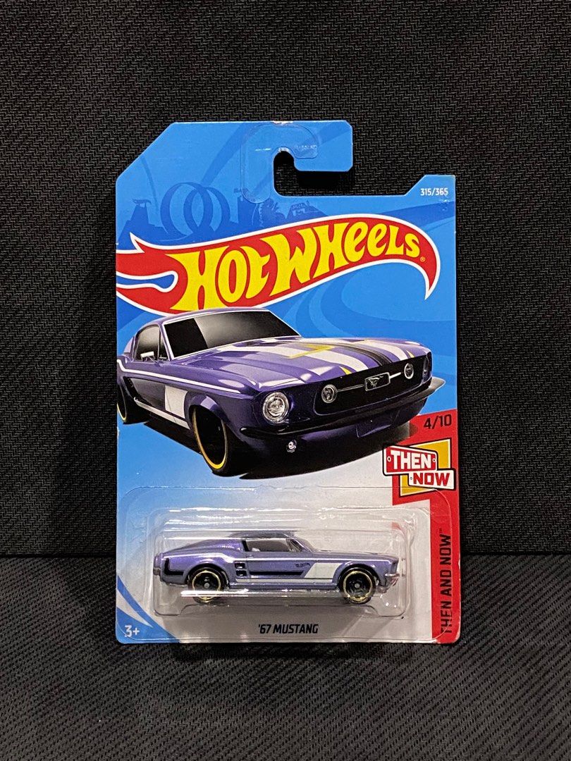 Hot wheels 67 mustang then sale and now