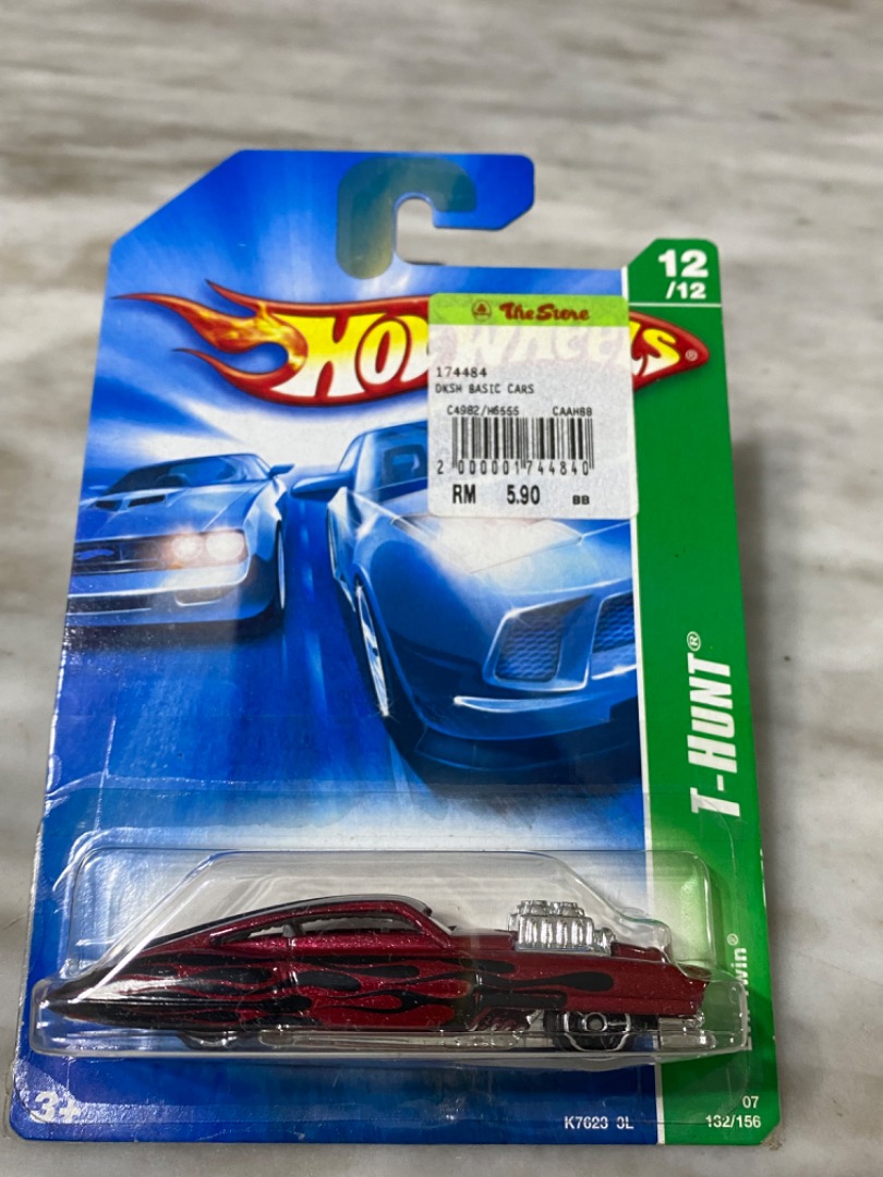 Hot Wheels Treasure Hunt 2007 Evil Twin 12/12 – Mattel Collectible Die-Cast Car, 132/180