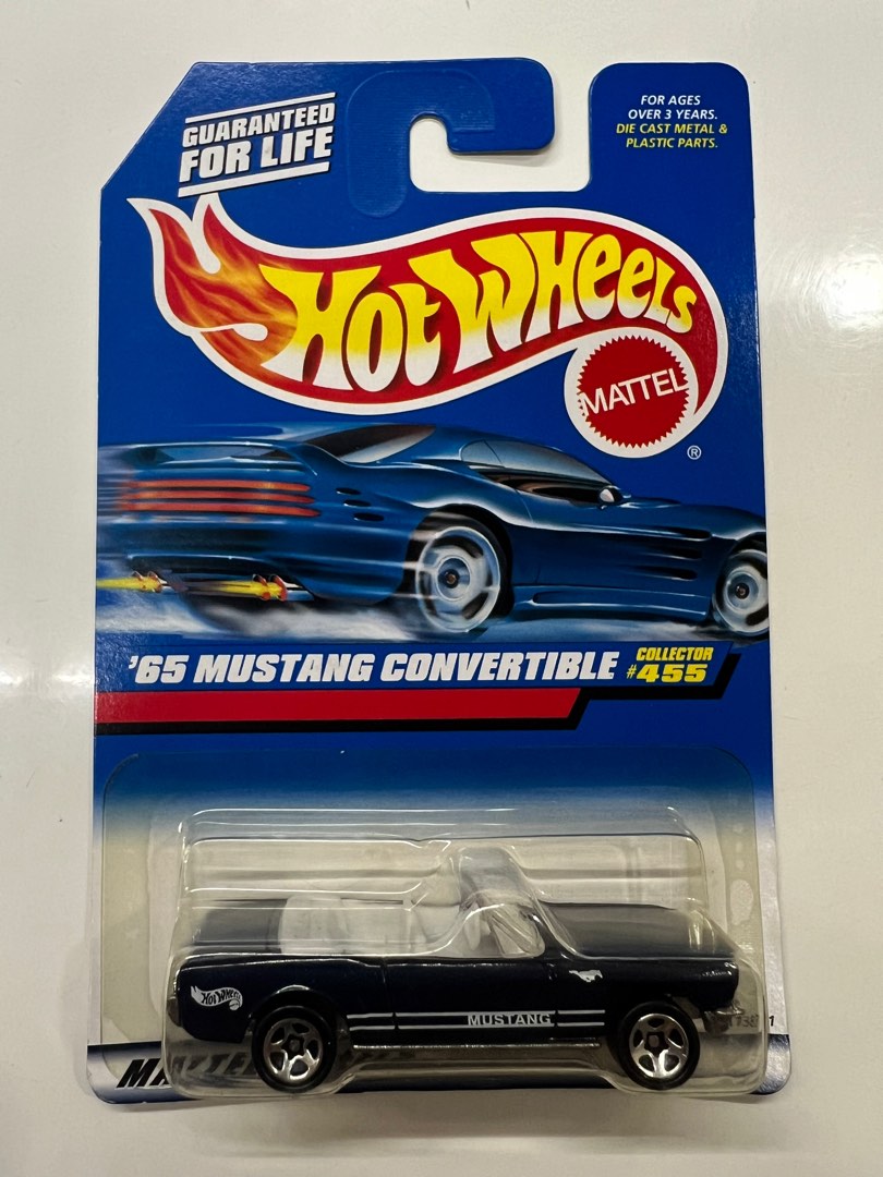 Hot wheels 65 hotsell mustang convertible collector 455