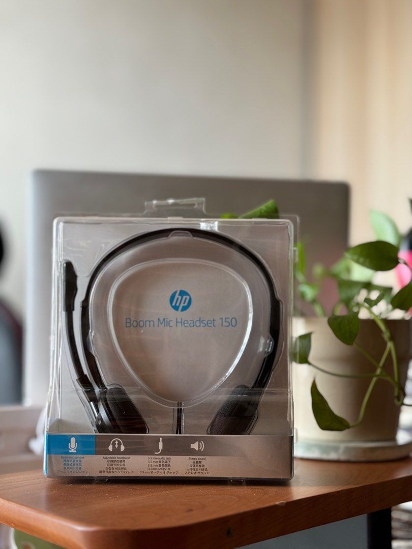 HP Boom Mic Headset Headphone 150