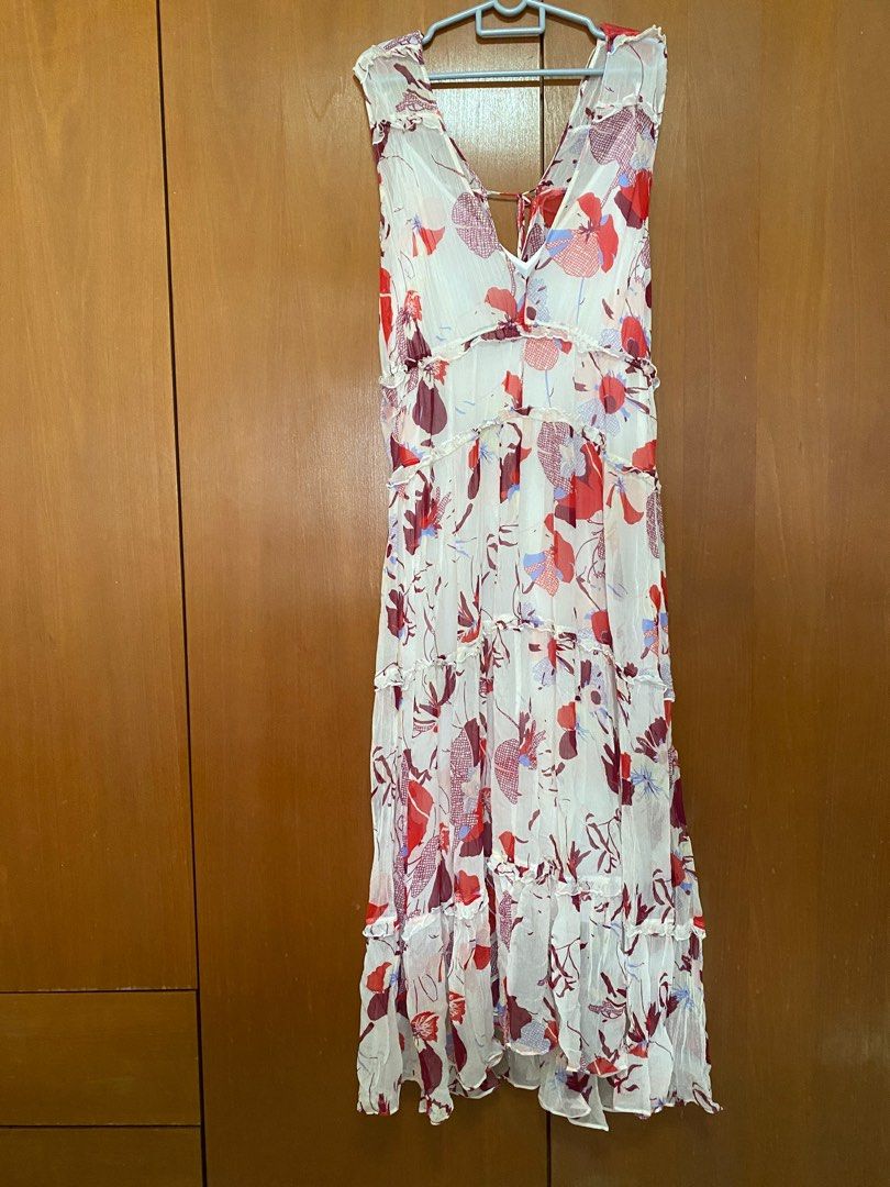 HUGO BOSS Long Floral Dress, Women's Fashion, Dresses Sets