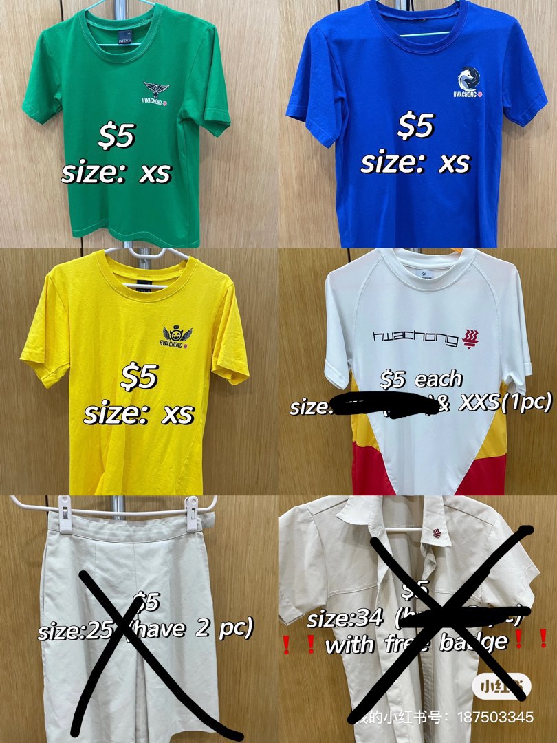 Hwa Chong Institution uniform, Women's Fashion, Tops, Shirts on Carousell