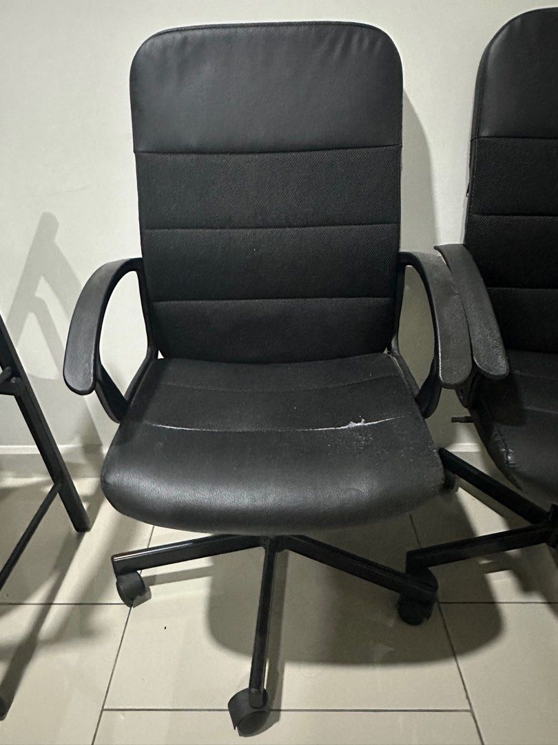IKEA chair with armrest RM100/unit, Furniture & Home Living, Furniture