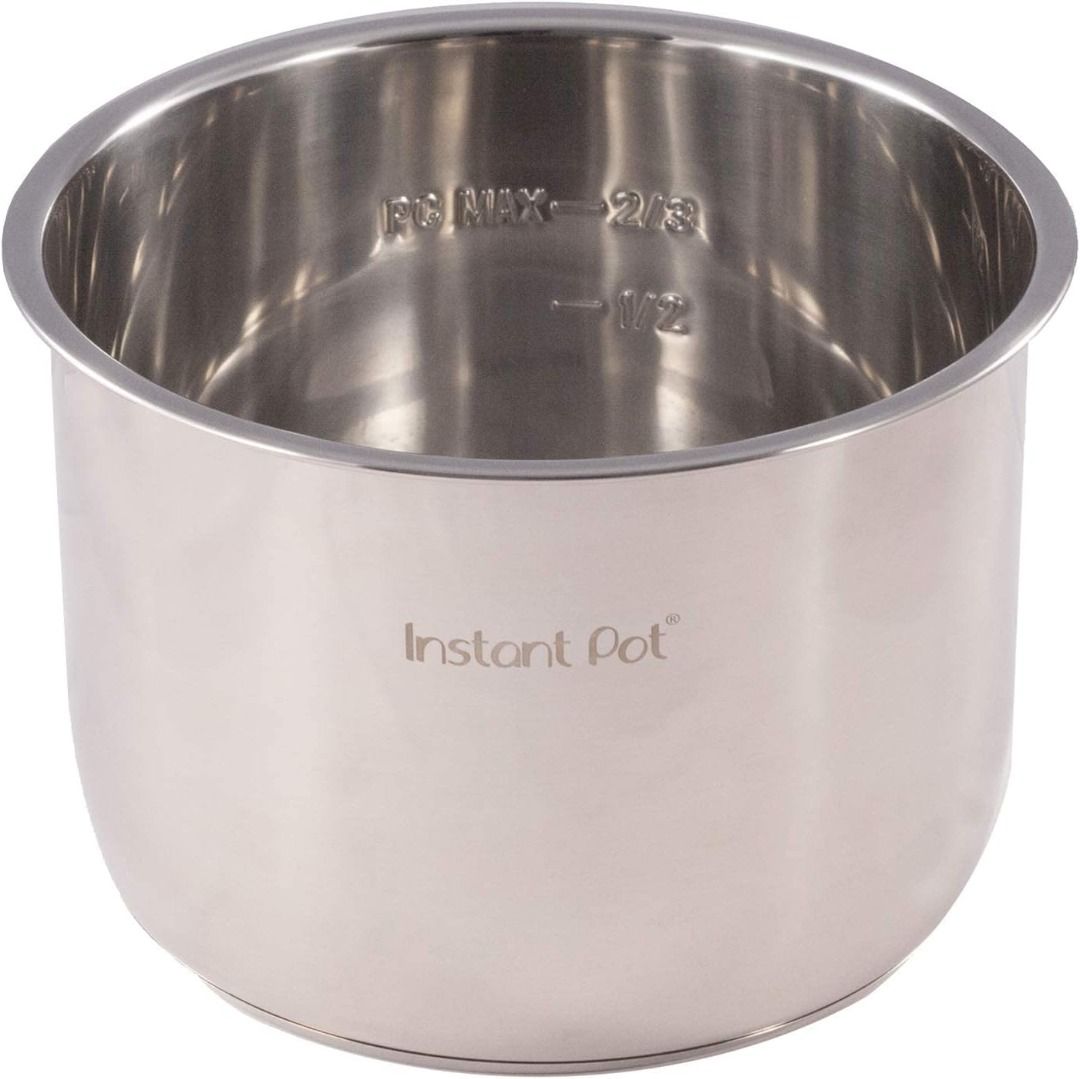 JE Instant Pot Stainless Steel Inner Cooking Pot 6 Quart IP POT SS304 60 Silver Furniture Home Living Kitchenware Tableware Cookware Accessories on Carousell
