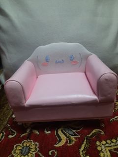 Jewelry box pink chair shaped Japan 6x5 inches