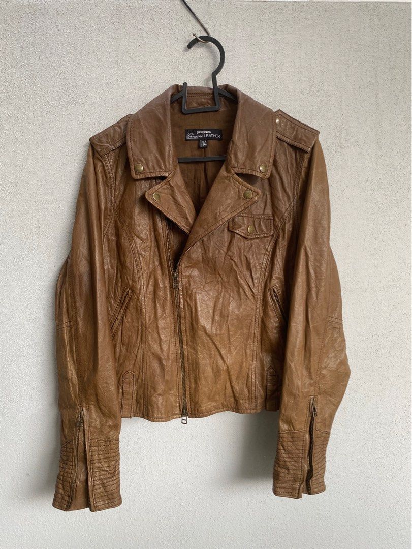 Just jeans biker jacket top