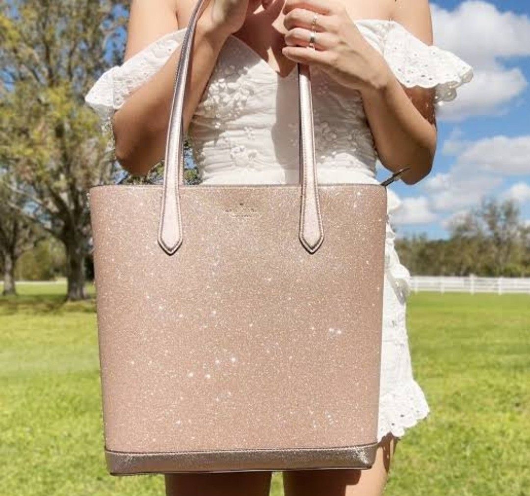 Kate spade deals large glitter tote
