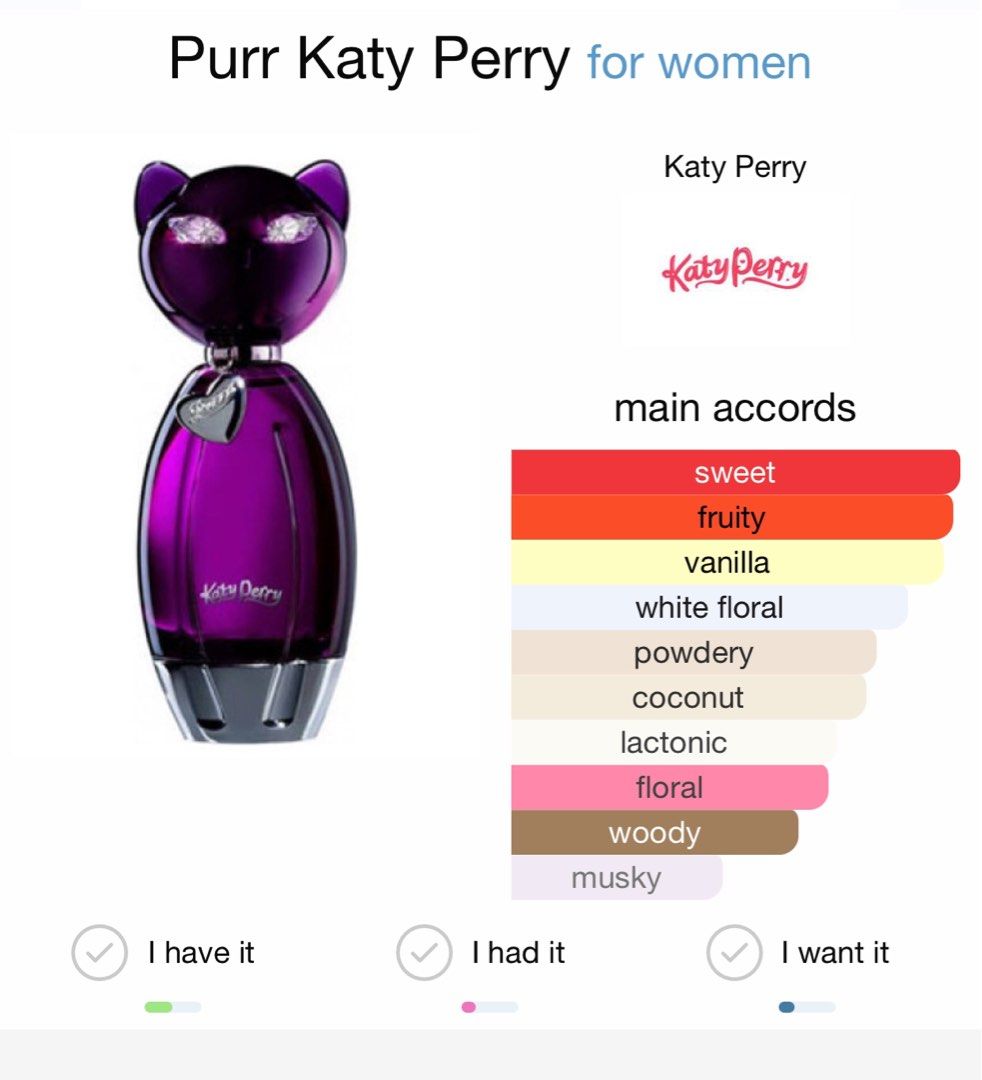 Perfume katy discount perry purr original