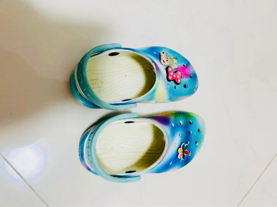Rainbow crocs shoes sale