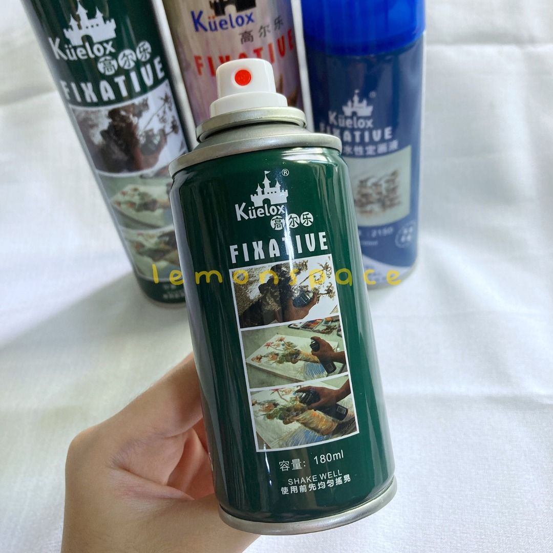 Kuelox Fixative Art Spray for Artwork Coating (watercolor, gouache
