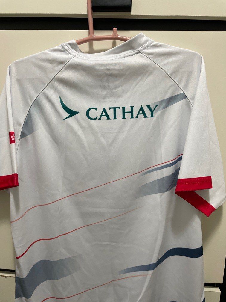 Maillot Rugby Hong Kong Femme Kukri Taille 14 - Original, Rouge/blanc, Excellent état