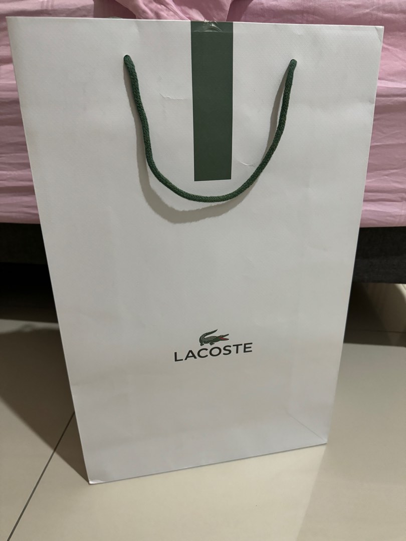 Lacoste paper online bag for sale