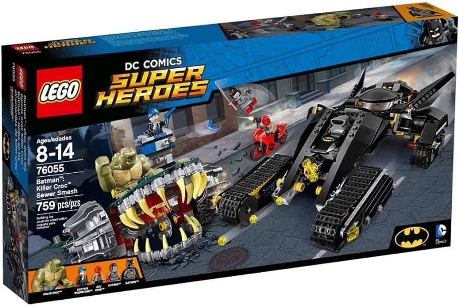 LEGO 76055 Killer Croc Sewer Smash 76123 Avengers Captain America Outriders Attack 70908 Batman Scuttler 70915 Batman Two Face Double Demolition 76058 Spider Man Ghost Rider Team Up 76237 Sanctuary En...