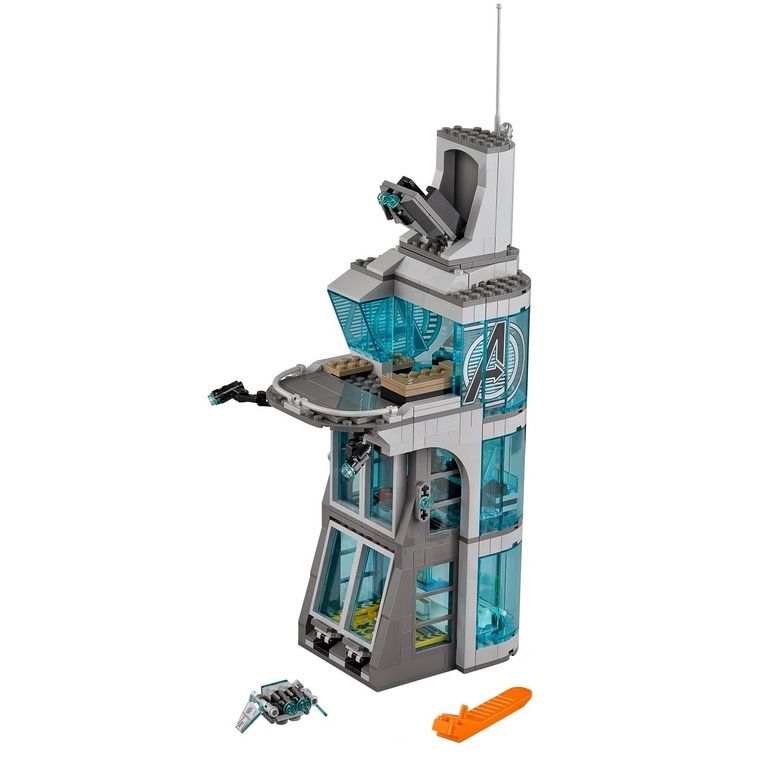Lego avengers tower 2020 sale