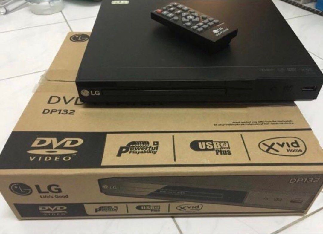 LG DVD Player DP132, TV & Home Appliances, TV & Entertainment, BluRay