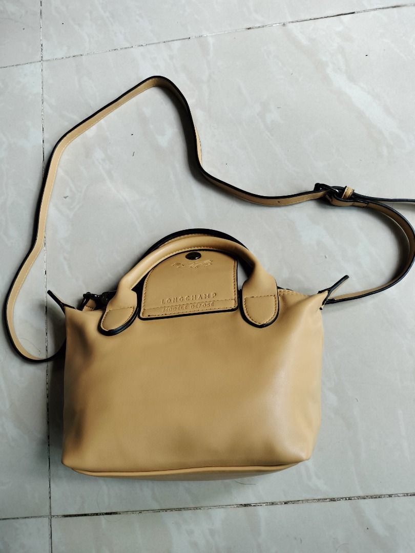 Long champ cuir Le pliage mini leather crossbody Women s Fashion