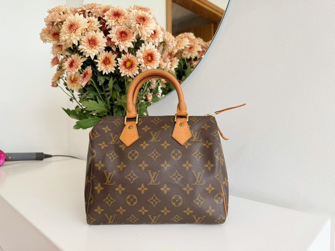 Louis Vuitton LV Vintage Speedy 25 Top Handle Bag Luxury Bags