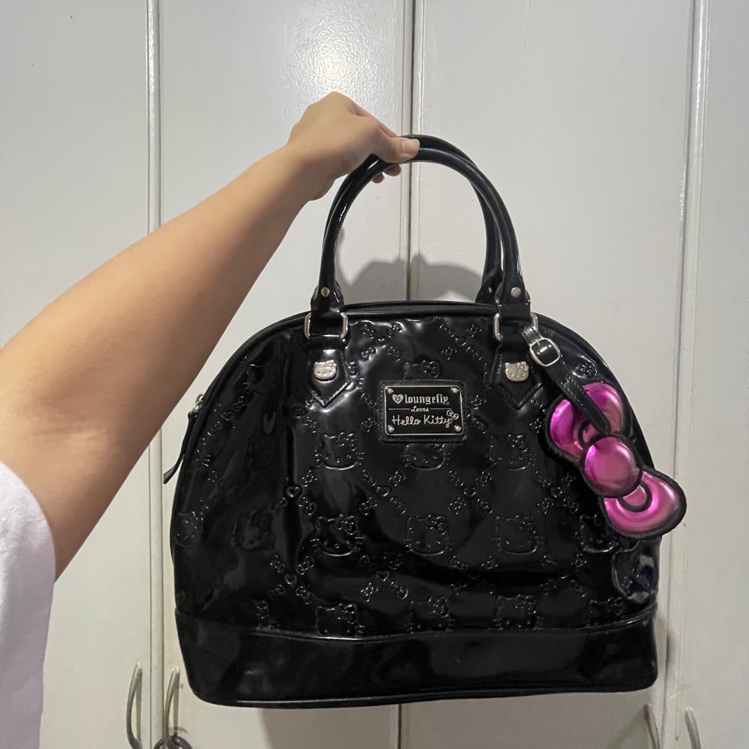 Universal Loungefly Crossbody Bag - Sanrio Black Glam Hello Kitty