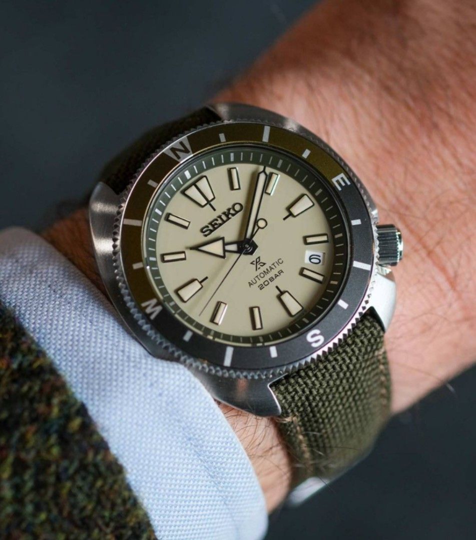 Seiko automatic 23 top jewels green dial