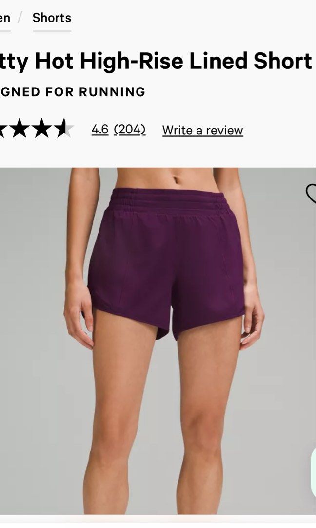 Thoughts and sizing advice for the HR hotty hot shorts? Comments