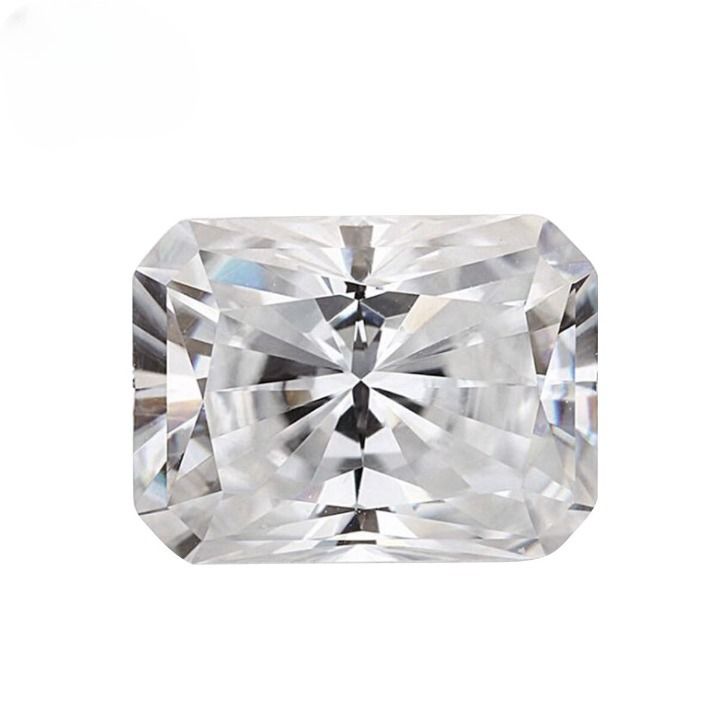 M1 Certified Loose Moissanite Radiant Cut Loose Gemstones 5mm 7mm