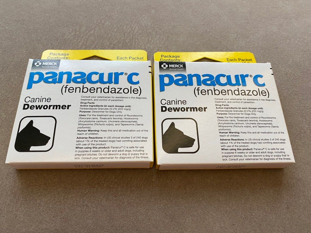 MERCK Panacur C Fenbendazole Dog Cancer Lymphoma Pet Supplies