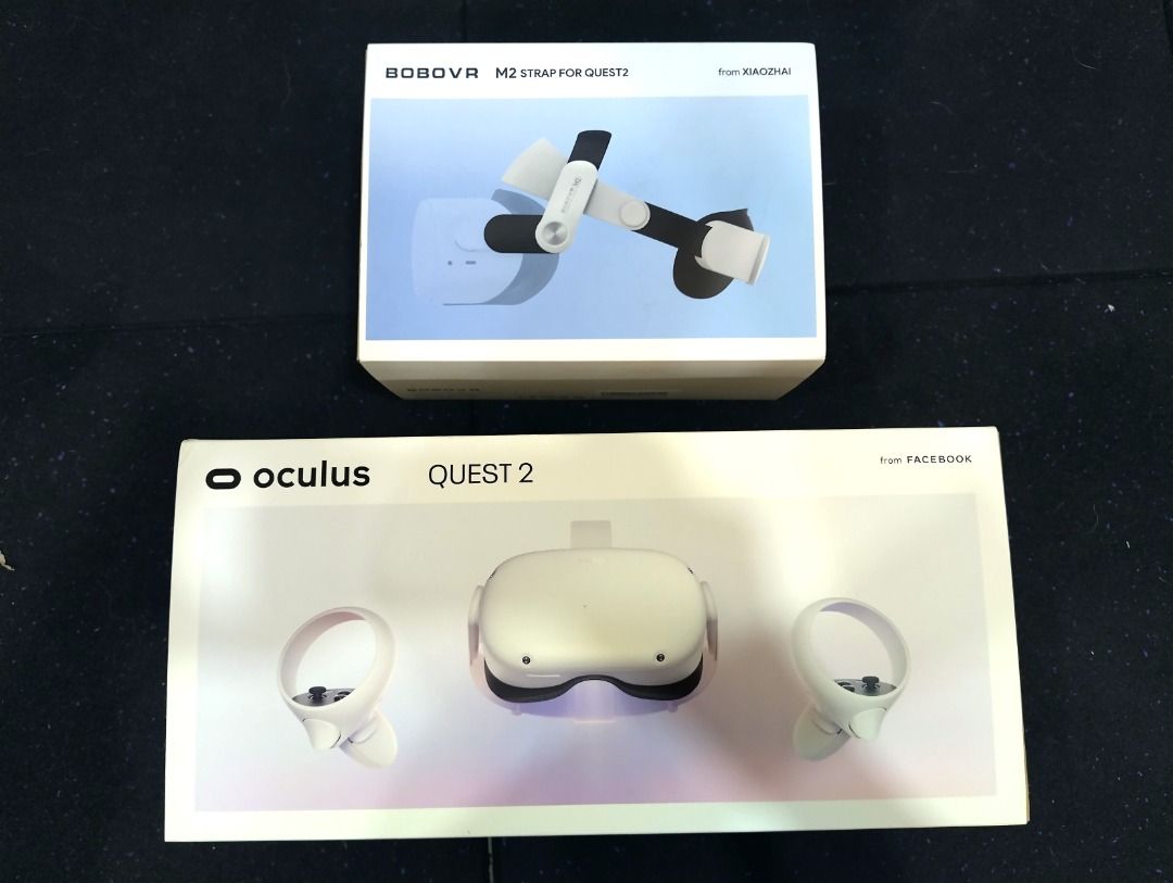 Meta Oculus Quest 2 256GB + Case + Strap VR 虛擬實境遊戲機, 電子