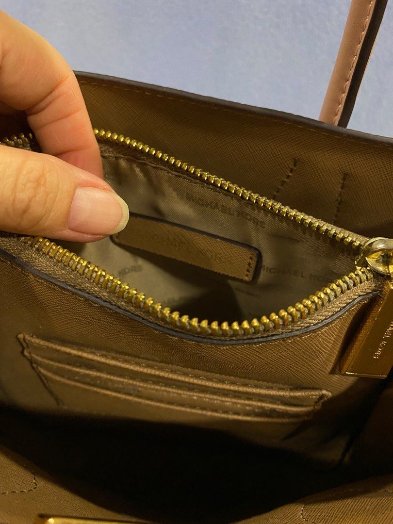 Michael Kors Bag Mercer Median Accordion Messenger Tote Pink
