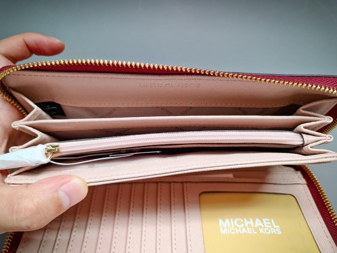 Michael kors jet set new arrivals large logo continental wallet