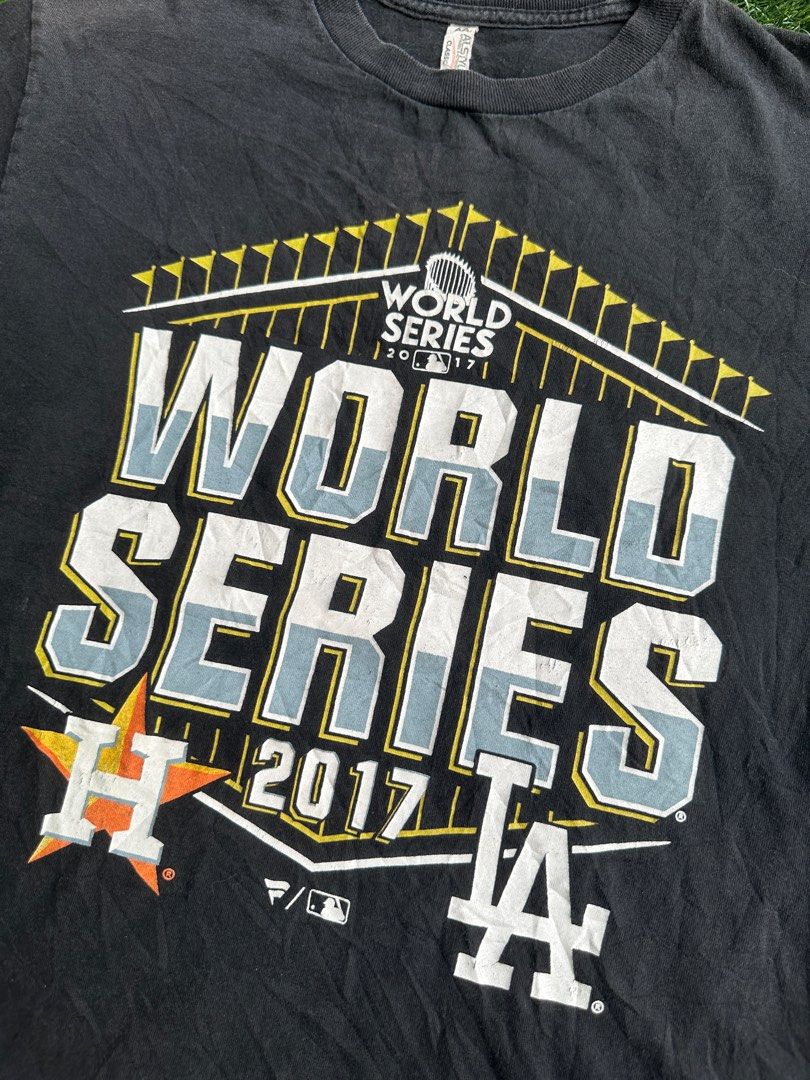 MLB 2017 World Series Houston Astros vs LA Dodgers T shirt Men s