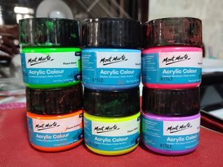 Mont Marte Neon Acrylic Paint 100ml take all