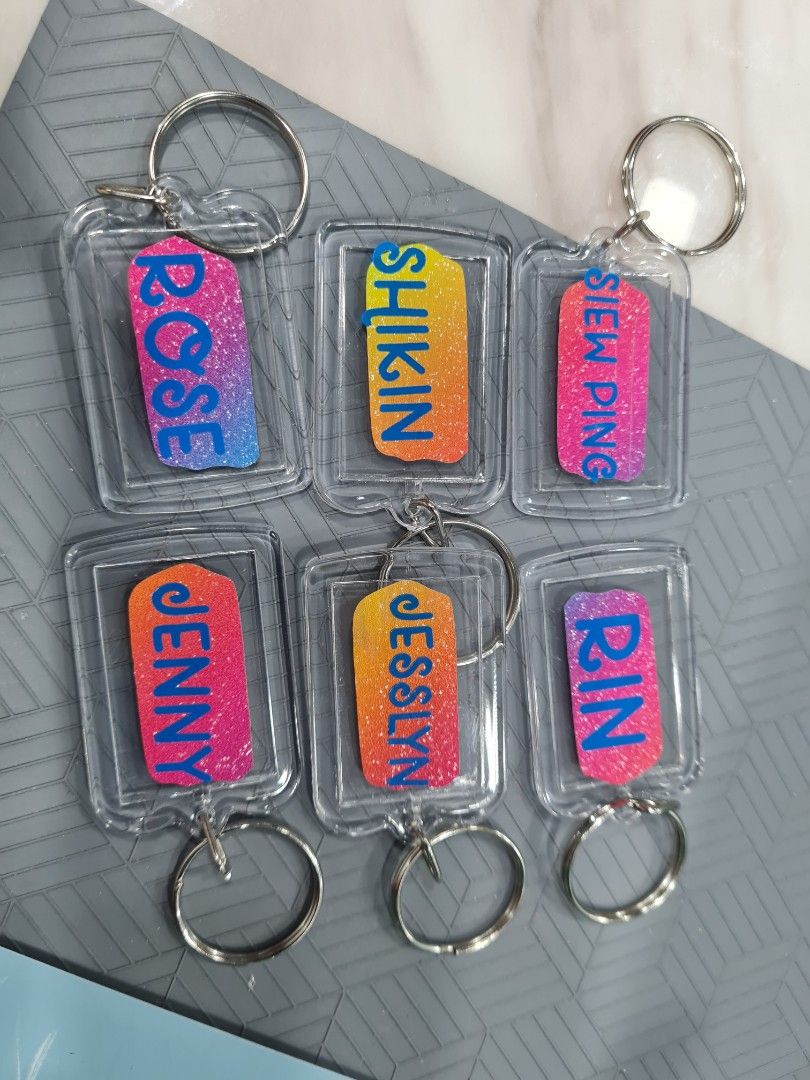 Cutomised Personalised Name keychains
