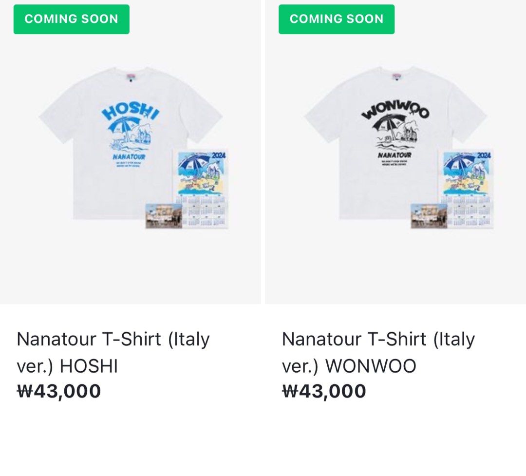 Nana Tour x SEVENTEEN (Italy Ver) Official Goods, Hobbies & Toys 