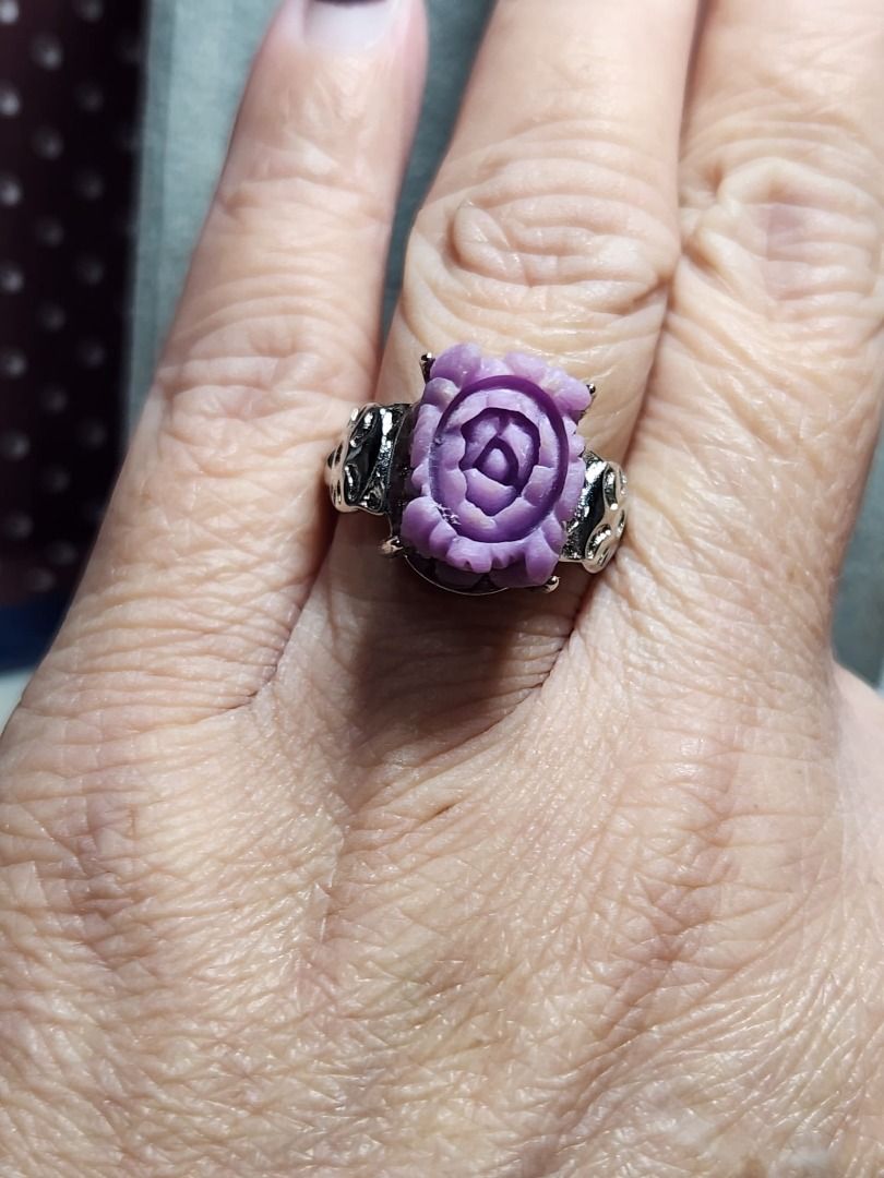 Purple rose clearance ring