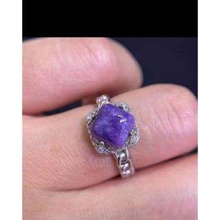 Purple ring on sale