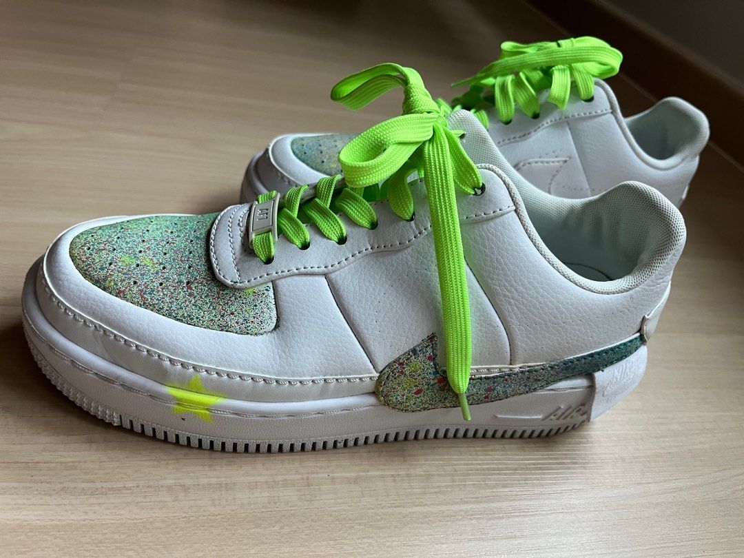 Nike air force discount 1 07 neon green