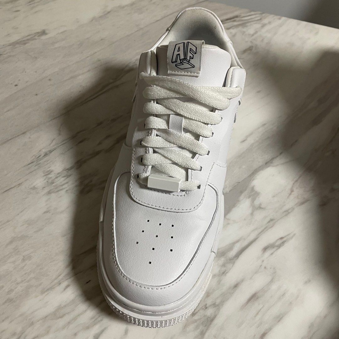 Nike White Air Force 1 Pixel Women s Fashion Footwear Sneakers