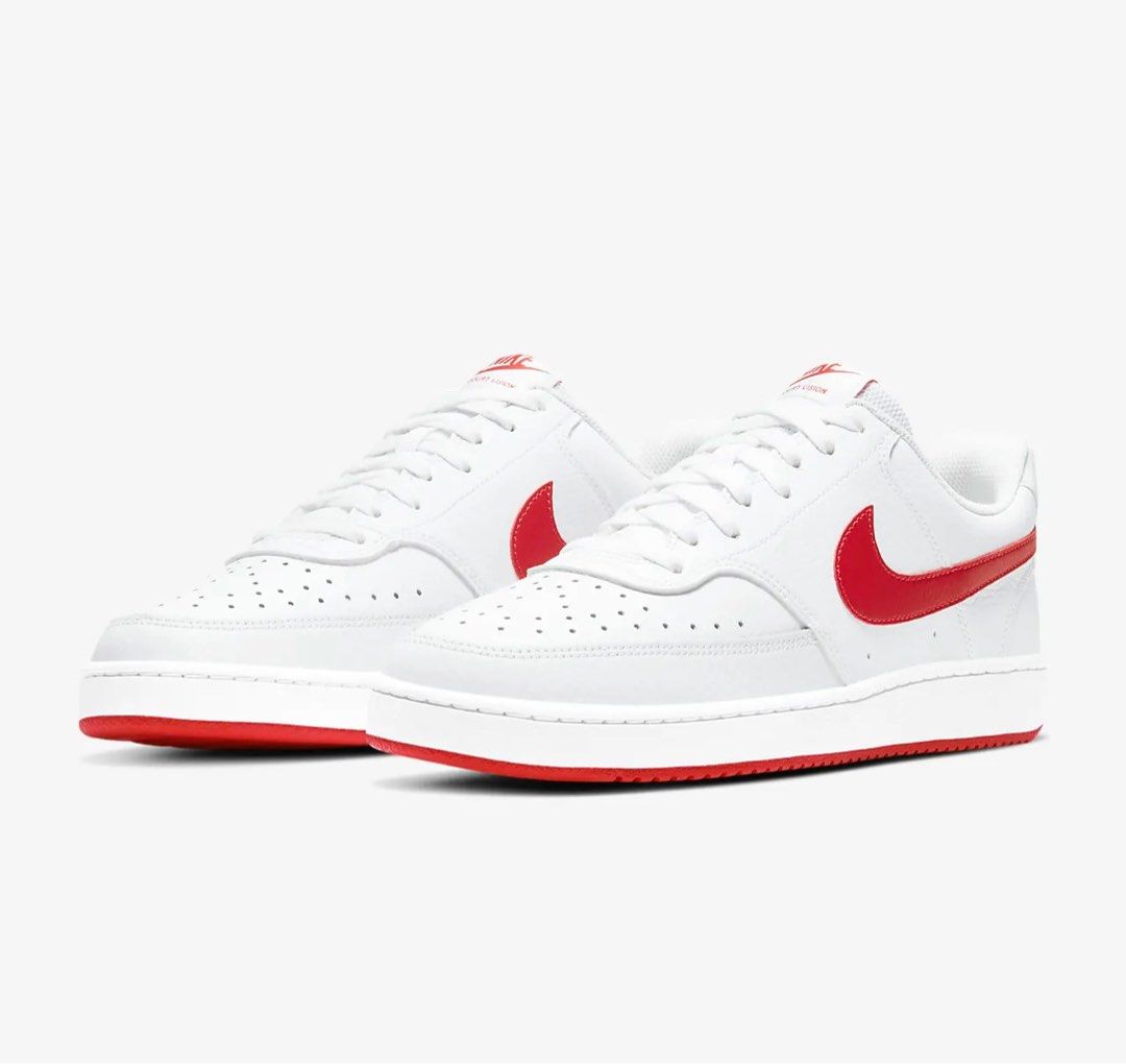 Nike Court Vision Low #39 University Red #39 Men #39 s Fashion Footwear