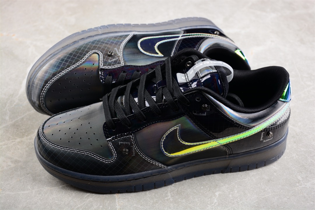 NIKE Dunk Low Be True to Your DNA Grey Black shoes Euro 36 46