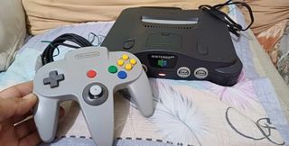 Nintendo 64 console and controller